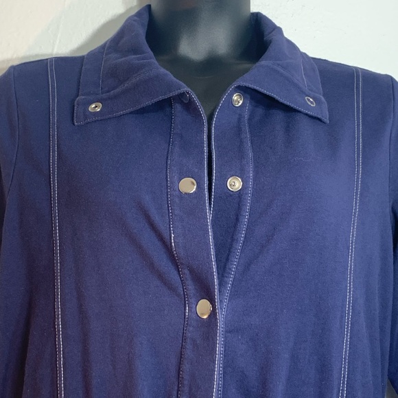 QVC Anorak Jacket size XL Navy - Picture 3 of 8